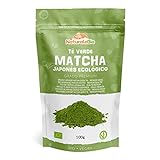 Té Verde Matcha Orgánico Japonés En Polvo - Grado Premium - 100g. Té Matcha Biológico...