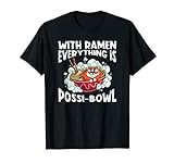 Ramen Japón Kawaii Fideos Bowl Juego de palabras Tigre Camiseta