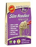 Slim Pasta - Noodles de Konjac Thai Style - 270 g - Elaborados con Harina de Konjac y...
