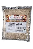 Semillas De Sésamo Blanco - 1kg - Condimento Con Sabor A Nueces Para Platos Cetogénicos...