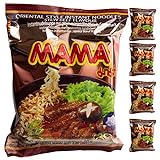 Ramen Mama | Fideos Instantáneos 5 paquetes de 60gr | Fácil de preparar | Noodles de...